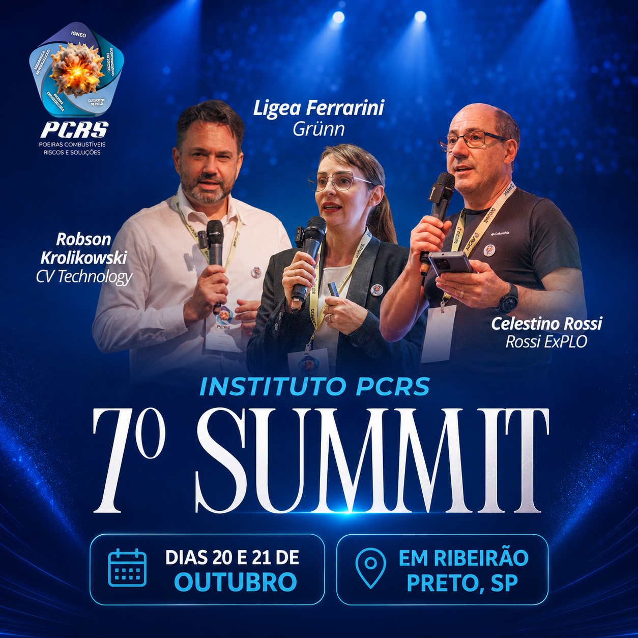 7º Summit PCRS: o principal encontro sobre poeiras combustíveis e segurança de processos